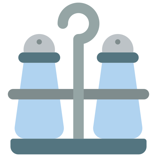 Salt and pepper Basic Miscellany Flat icon