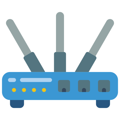 Router Basic Miscellany Flat icon