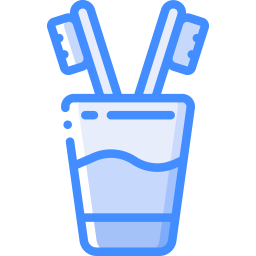 Toothbrushes Basic Miscellany Blue icon