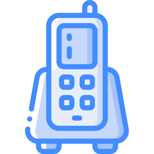 Phone Basic Miscellany Blue icon