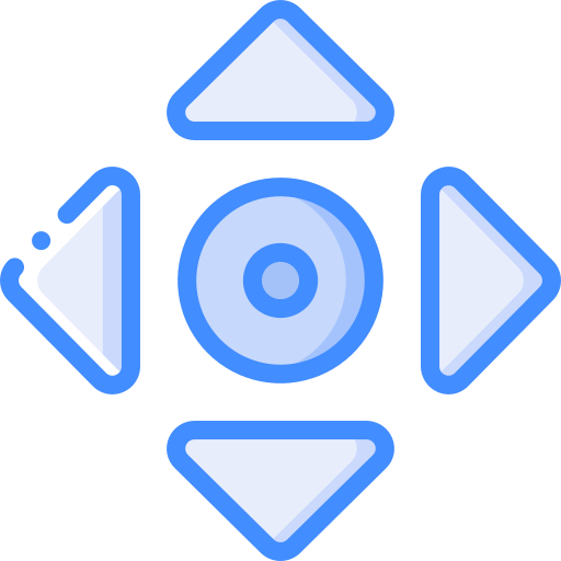 Scroll Basic Miscellany Blue icon