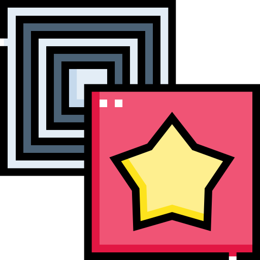 Visual stimulus card Detailed Straight Lineal color icon