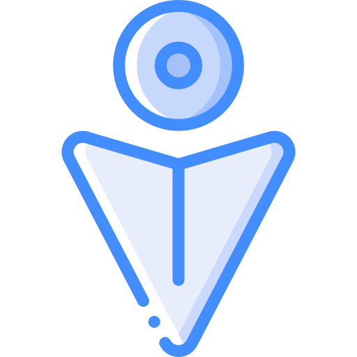 Arrow Basic Miscellany Blue icon