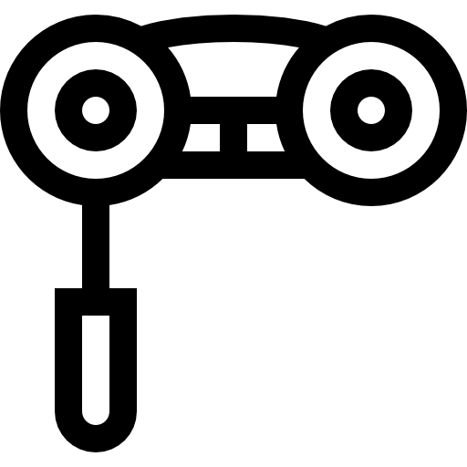 lornetka Basic Straight Lineal ikona