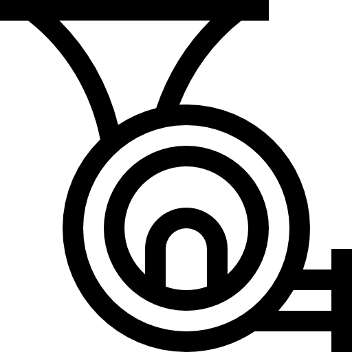 フレンチホルン Basic Straight Lineal icon