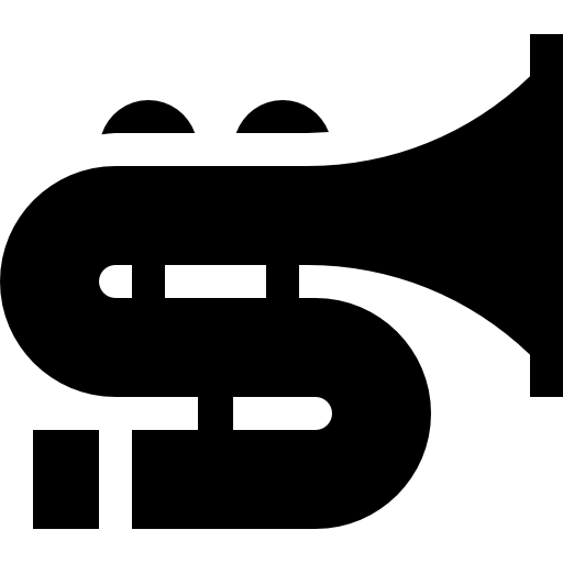 Trombone Basic Straight Filled icon