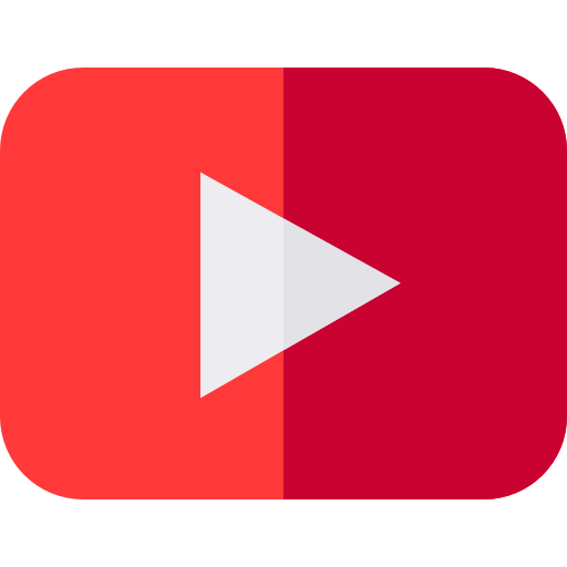 youtube Basic Straight Flat icono