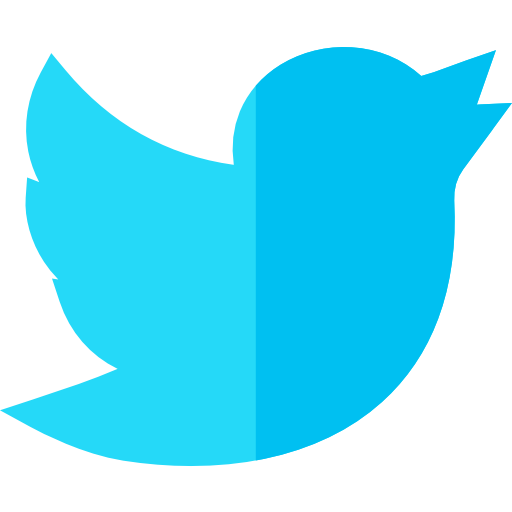 twitter Basic Straight Flat icon