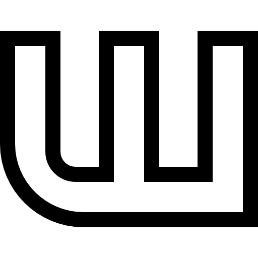 wattpad Basic Straight Lineal icono