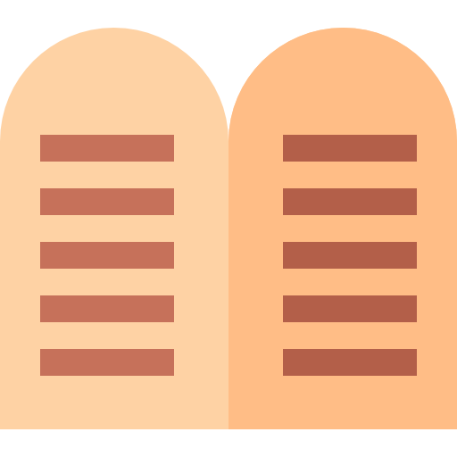 mandamientos Basic Straight Flat icono