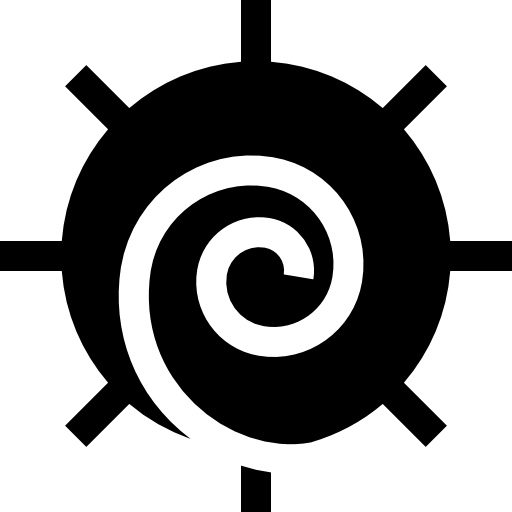chakra Basic Straight Filled icono
