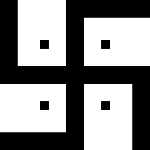 suástica Basic Straight Filled Ícone