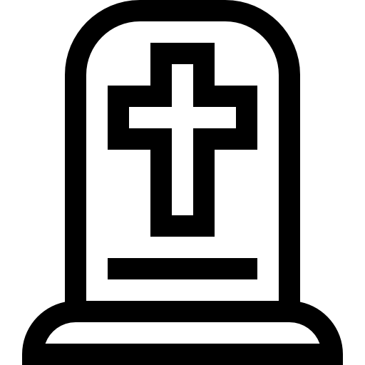 묘비 Basic Straight Lineal icon
