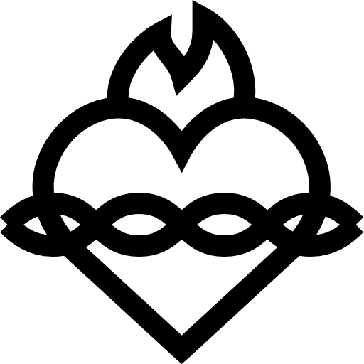 セイクリッドハート Basic Straight Lineal icon