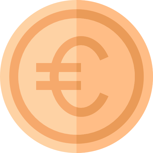 moneta Basic Straight Flat ikona
