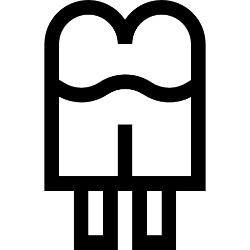 crema Basic Straight Lineal icono