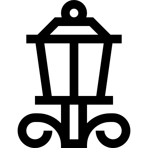 farola Basic Straight Lineal icono