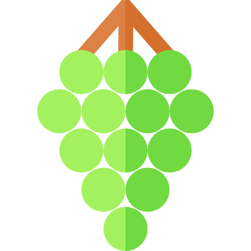 uvas Basic Straight Flat icono