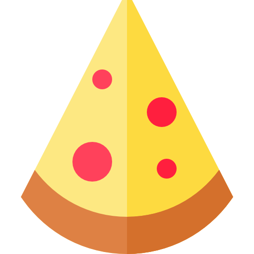 피자 Basic Straight Flat icon