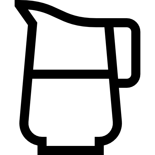 jarra Basic Straight Lineal icono