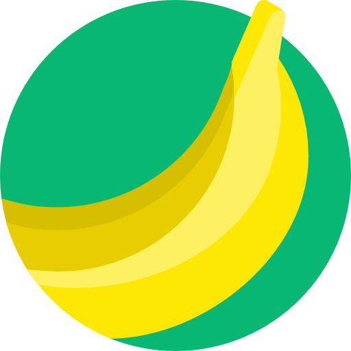 Банан Detailed Flat Circular Flat иконка