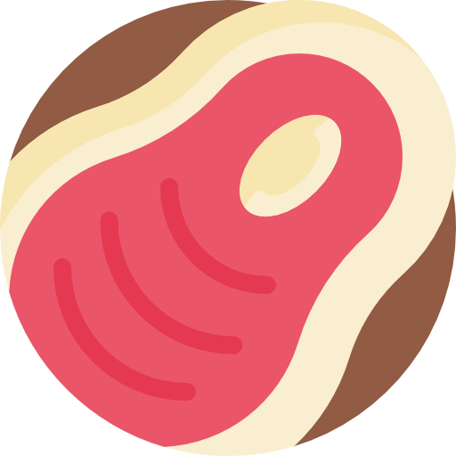 carne Detailed Flat Circular Flat icono
