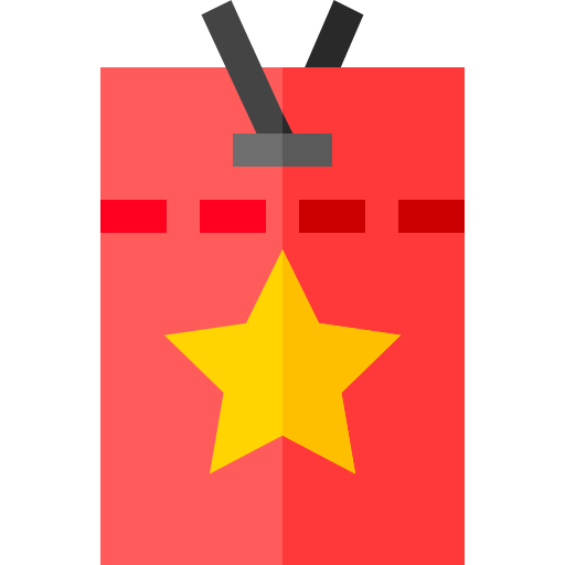 badge de priorité vip Basic Straight Flat Icône