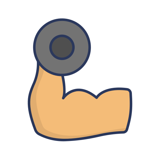 Muscle Dinosoft Lineal Color icon