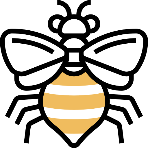 Bee Meticulous Yellow shadow icon
