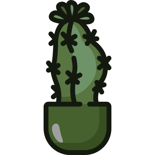 Moon cactus Generic color outline icon