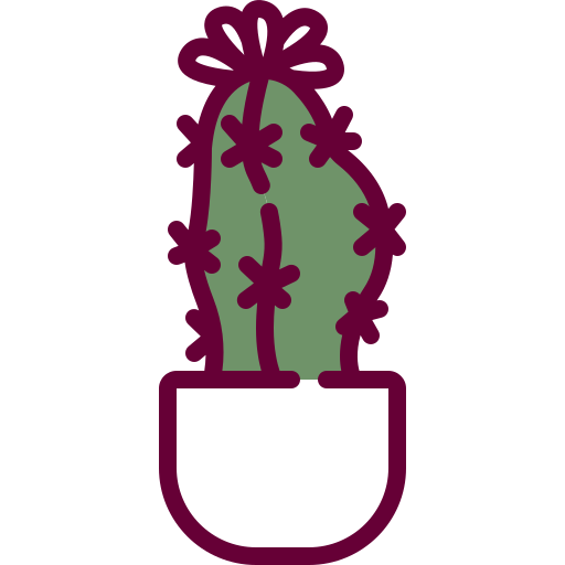 kaktus księżycowy Generic color lineal-color ikona
