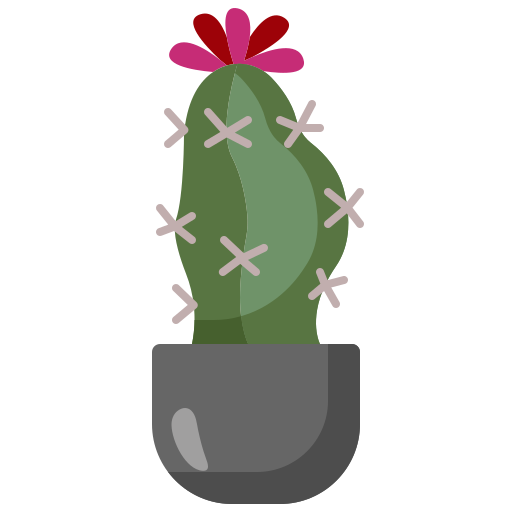 kaktus księżycowy Generic color fill ikona