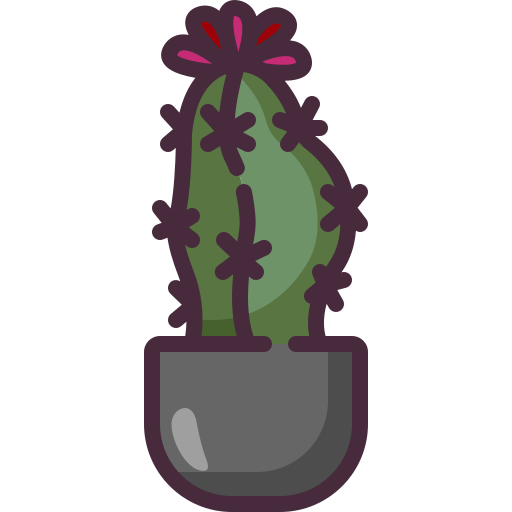 maan cactus Generic color outline icoon