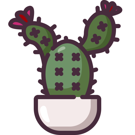 cactus Generic color outline icoon