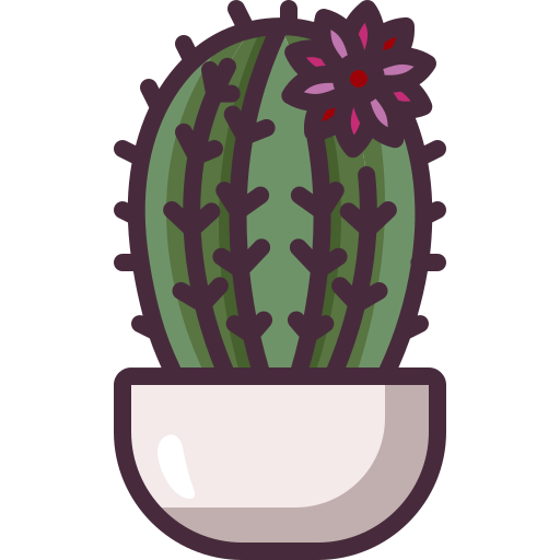 cactus Generic color outline icoon