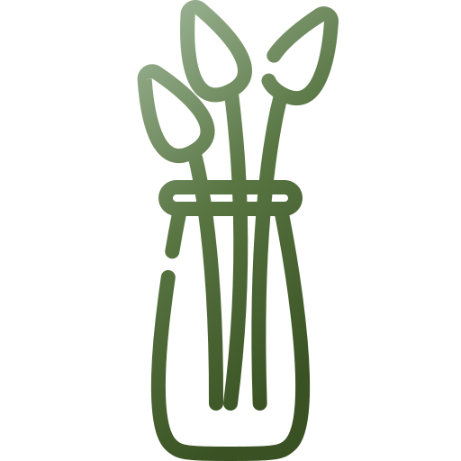 plant in bloempot Generic gradient outline icoon