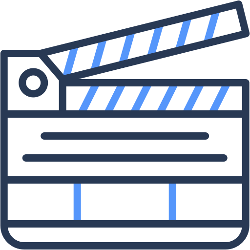 Clapperboard Generic color outline icon