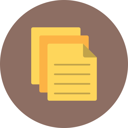 Documents Generic color fill icon