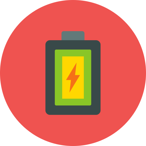 Заряд батареи Generic color fill иконка