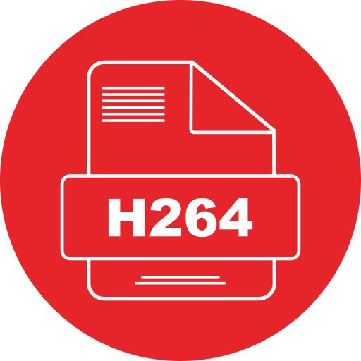 H264 Generic color fill icon