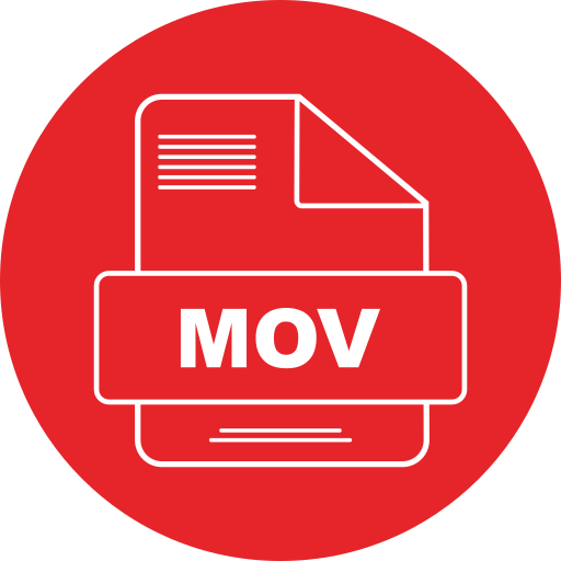 mov-datei Generic color fill icon