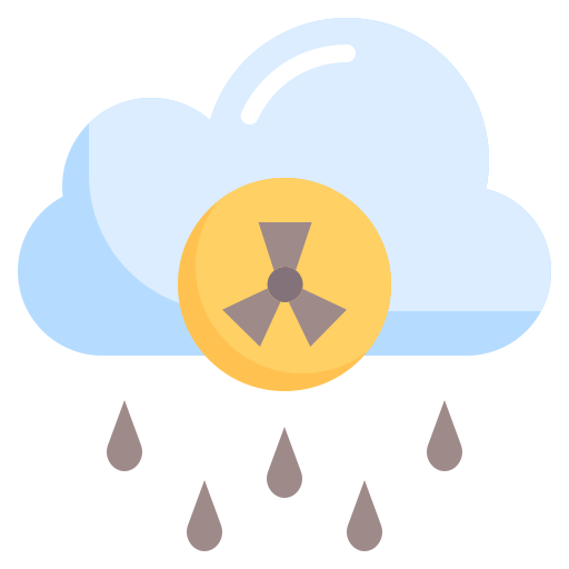 kwaśny deszcz Generic color fill ikona