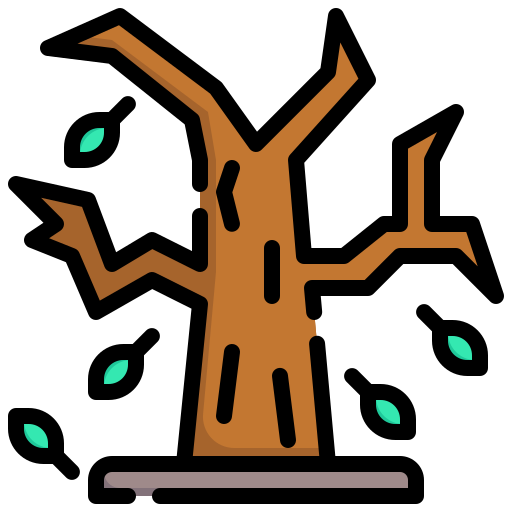 Dry tree Generic color outline icon