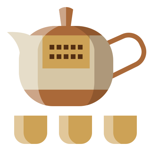 Tea set Mangsaabguru Flat icon
