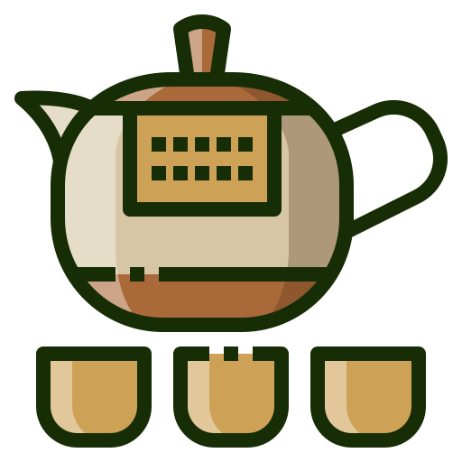 juego de té Mangsaabguru Lineal Color icono