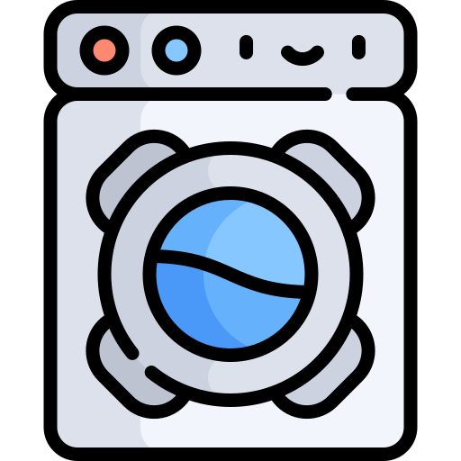 waschmaschine Kawaii Lineal color icon