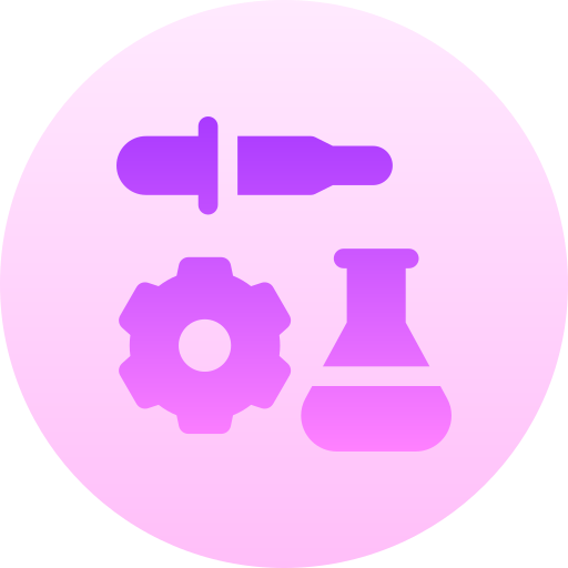 실험 Basic Gradient Circular icon