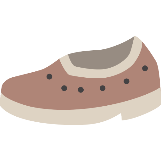 zapatos Generic color fill icono