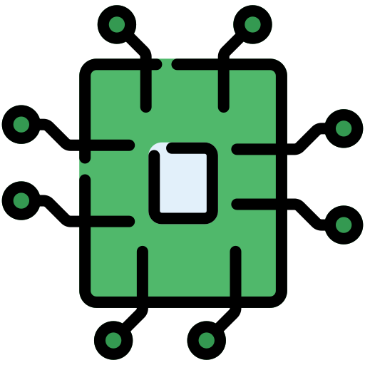 Chipset Generic color lineal-color icon