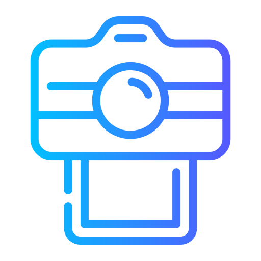 インスタントカメラ Generic color lineal-color icon